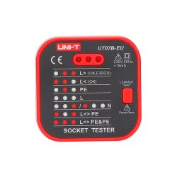 Uni-Trend MT-SOCKET-UT07B-EU - Testeur de prises électriques EU, Vérification des…