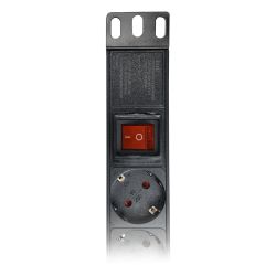PDU-6P1U-SWITCH - Toma de corriente múltiple, Formato enrackable 1U, 6…