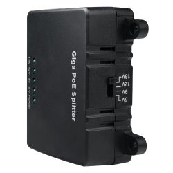 POE-SPLIT-25-SW - PoE Splitter, For IP cameras without PoE, Input RJ45…