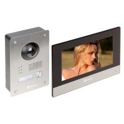 Safire SF-VIK004-S-2 - Kit de Portier vidéo, Technologie 2 fils, Platine,…