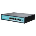 SW0604-GF-60-HIPOE - PoE Switch, 4 PoE ports + 1 Uplink + 1 GIGA SFP, Port…