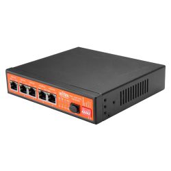 SW0605POE-GF-120W-UPS - PoE Switch, 5 PoE ports + 1 SFP, Port speed…