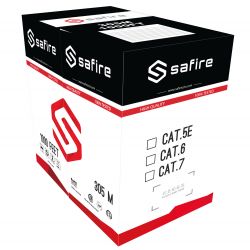 Safire UTP5E-300 - Câble UTP Safire, Catégorie 5E, Rouleau de 305…