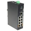 X-Security XS-SW1008POE-96-DIN - X-Security PoE Switch, 8 PoE port(s) + 1 Up-link…