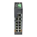X-Security XS-SWI1108HIPOE-G120DIN - Switch Industrial X-Security, 8 Portas PoE (RJ45) + 2…