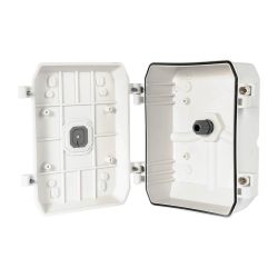 CBOX-BB-1520 - Junction box for dome cameras, White colour, Made of…