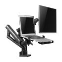 TVM-1327DESK-FLEX-PCDUAL - Support for laptop and monitor /TV, Installation on…