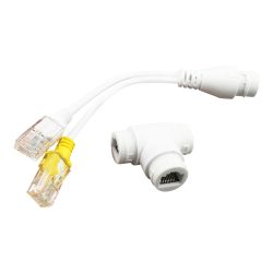 POE-DUAL-SINGLE-RJ45 - Poe Combiner and separator RJ45, For IP cameras, White…