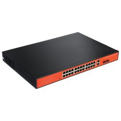 SW2624POE-C-250 - Switch PoE, 24 puertos PoE + 2 Uplink Gigabit + 1 SFP,…