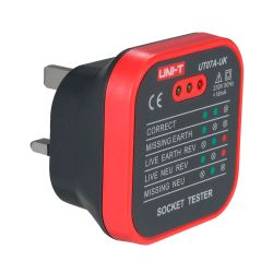 Uni-Trend UT07A-UK - Electrical socket tester UK, Verification of wiring…
