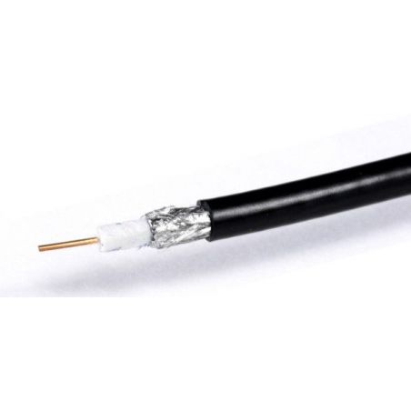 Câble coaxial série 6 LTE 305m Noir
