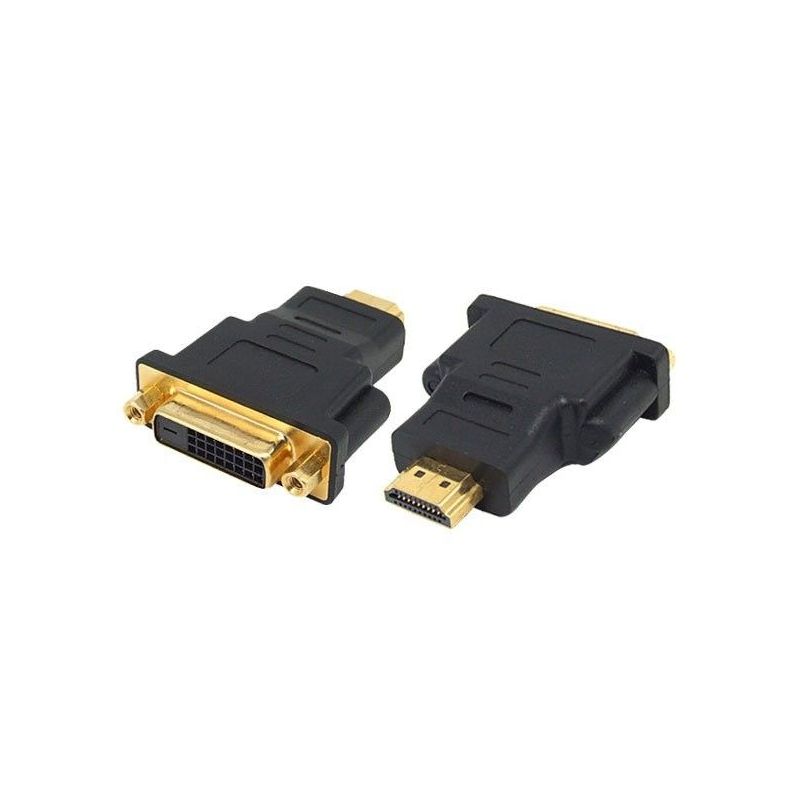 Conversor HDMI macho a DVI hembra Gold