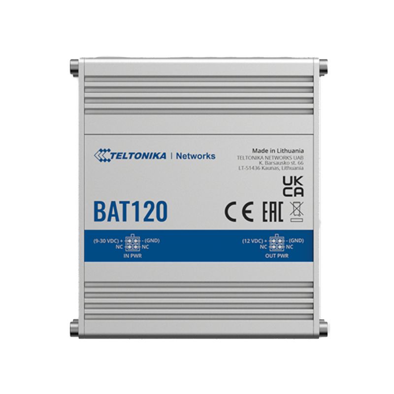 Teltonika TK-BAT120 - Teltonika UPS, Voltage entrada 9, 30 VDC  / Salida 9,…