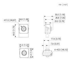 Dahua IPC-HUM4231S-L4 Mini IP Camera H265 Pinhole 2M DN WDR…