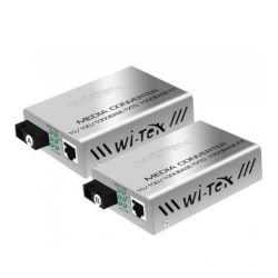 Wi-Tek WI-MC103G Convertidor de medios de fibra óptica monomodo…