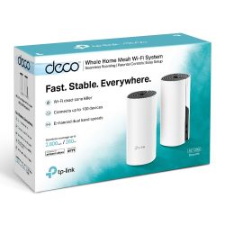TP-Link Deco M4(1-pack) Dual-band (2,4 GHz / 5 GHz) Wi-Fi 5 (802.11ac) Branco 2 Interno