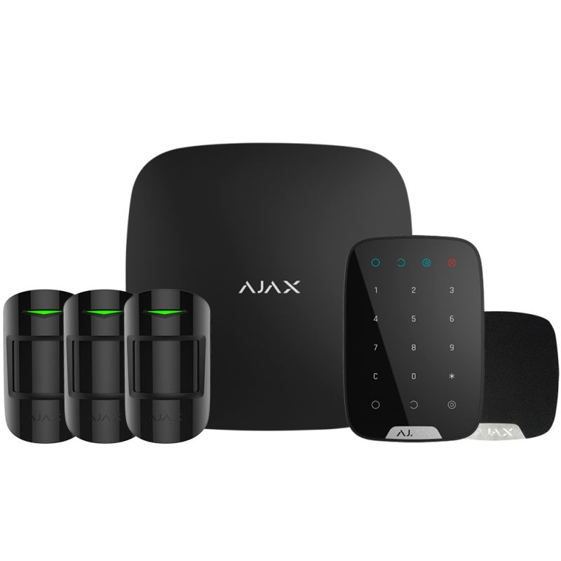 Ajax AJ-HUBKIT-RENOVE1-B - Professional alarm kit, Certificate Grade 2, Ethernet…