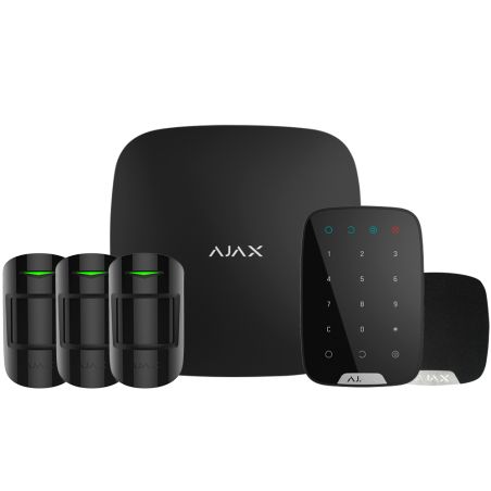 Ajax AJ-HUBKIT-RENOVE1-B - Kit de alarme profissional, Certificado Grau 2,…