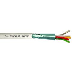 Drfirealarm ALARM04-LSZH 100m roll of flexible white hose cable…