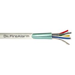 Drfirealarm ALARM06-LSZH 100m roll of flexible white hose cable…