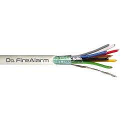 Drfirealarm ALARM08-LSZH 100m roll of flexible white hose cable…