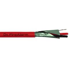 Drfirealarm FIRE2X1.5-LSZH 100m roll of red flexible braided…