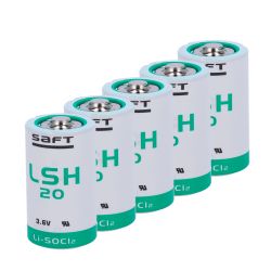 10XBATT-LSH20-S - Saft, Pack de pilas LSH20, 10 unidades, Voltaje 3.6 V,…