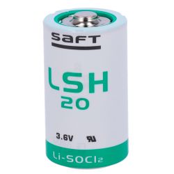 10XBATT-LSH20-S - Saft, Pack de pilas LSH20, 10 unidades, Voltaje 3.6 V,…