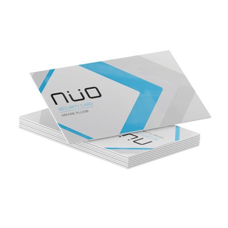 Nuo 42609 High security ISO card made of white PVC plastic