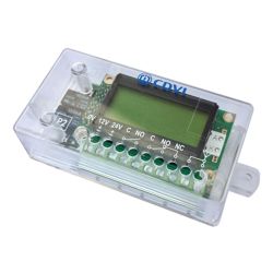 Cdvi SEL2641R433XPL 433MHz RF receiver with 2 relays with LCD…