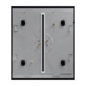 Ajax AJ-CENTERBUTTON-1G2W-B - Panel táctil para interruptor de luz, Compatible con…