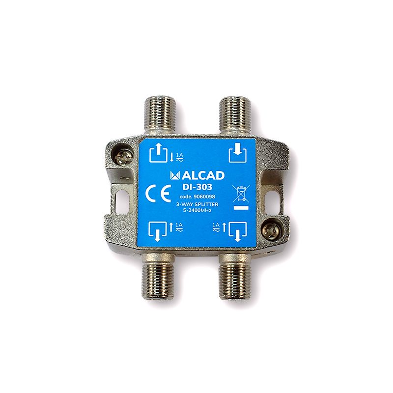 Alcad DI-303 If splitter 3 out with dc path