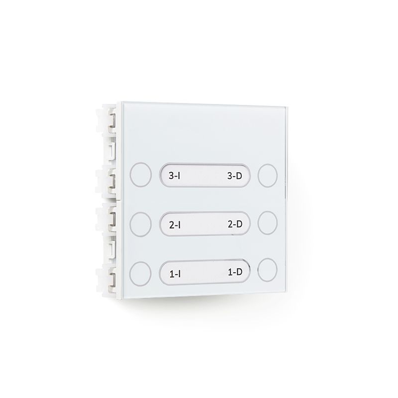 Alcad MPG-023 3 double push-buttons module usoa
