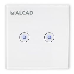 Alcad MEC-102 2 interruptores. tactil inalambrico ipal