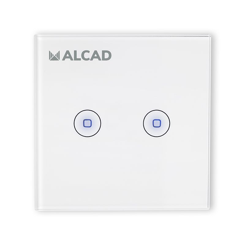 Alcad MEC-102 2 commutateurs tactiles ipal sans fil