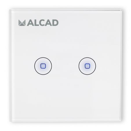 Alcad MEC-102 2 interruptores. tactil inalambrico ipal