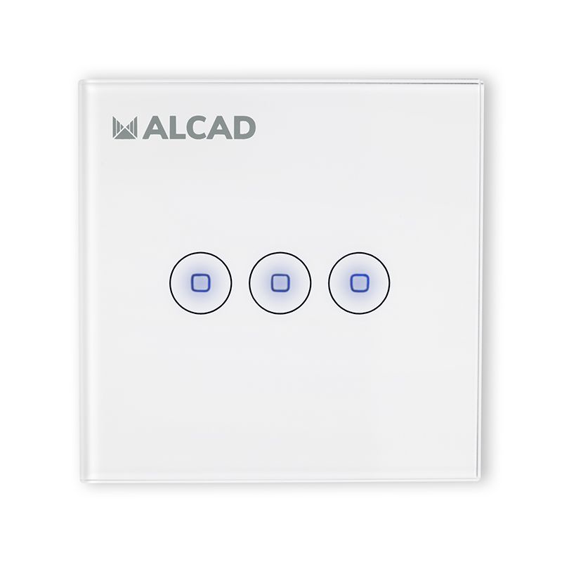 Alcad MEC-103 3 commutateurs tactiles ipal sans fil