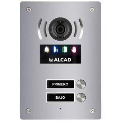 Alcad PTS-63202 Plaque aloi audio et video 2 bout.simple