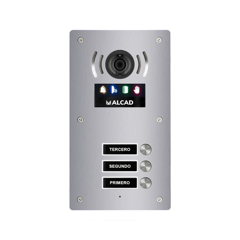 Alcad PTS-63203 Placa aloi audio y video 3 puls.simples