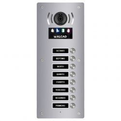 Alcad PTS-63208 Aloi audio&video panel 8 simple buttons