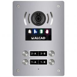 Alcad PTD-63202 Aloi audio&video panel 2 double buttons