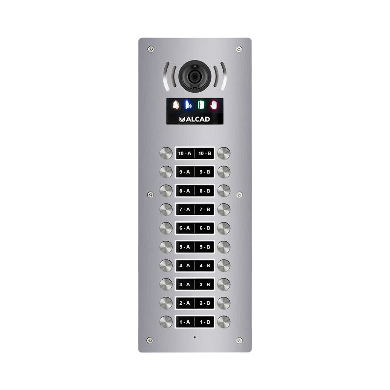 Alcad PTD-63210 Aloi audio&video panel 10 double buttons