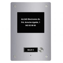 Alcad PTS-64201 Extension 1 bouton plaque aloi