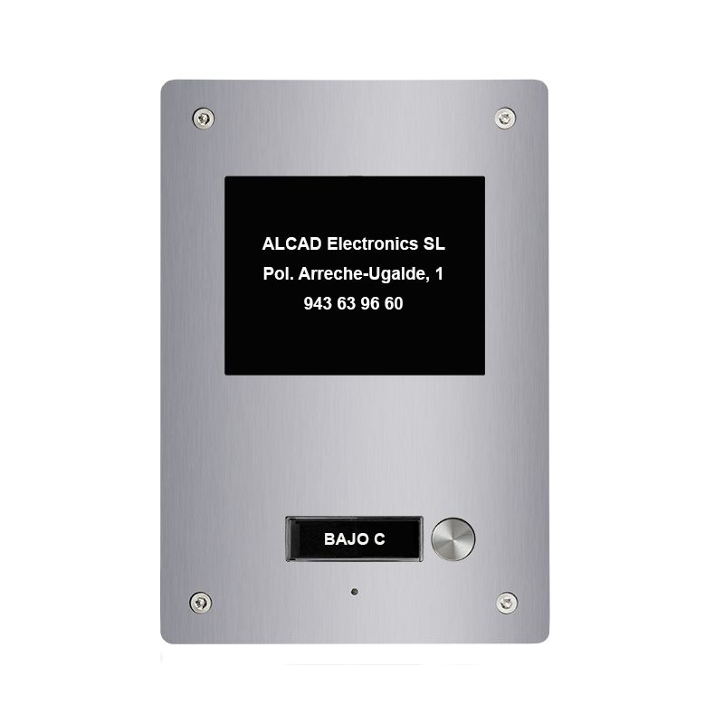 Alcad PTS-64201 Aloi 1 pushbutton extension panel