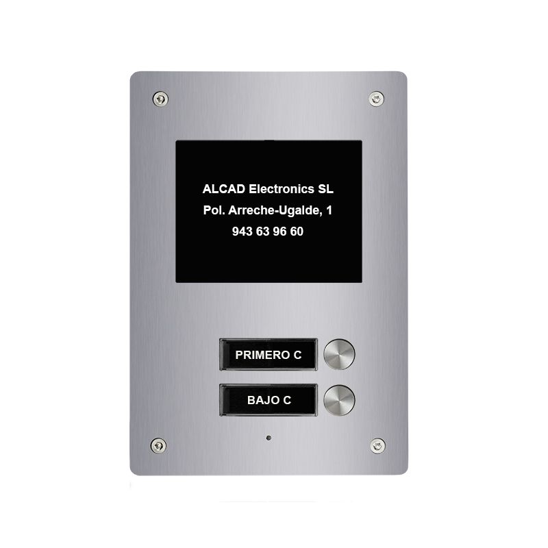 Alcad PTS-64202 Aloi 2 simple buttons extension panel
