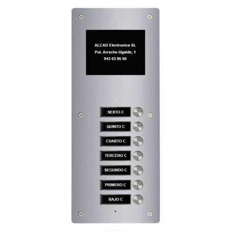 Alcad PTS-64207 Aloi 7 simple buttons extension panel