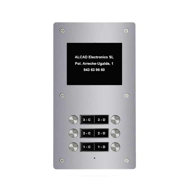 Alcad PTD-64203 Aloi 3 double buttons extension panel