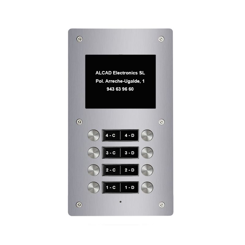Alcad PTD-64204 Aloi 4 double buttons extension panel