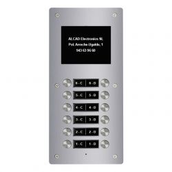 Alcad PTD-64206 Aloi 6 double buttons extension panel