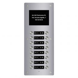 Alcad PTD-64208 Aloi 8 double buttons extension panel